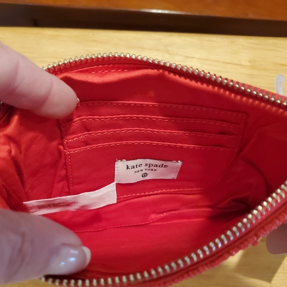 Kate Spade Limited Edition "Going To Target" Beaded Zip Pouch - Picture 3 of 6